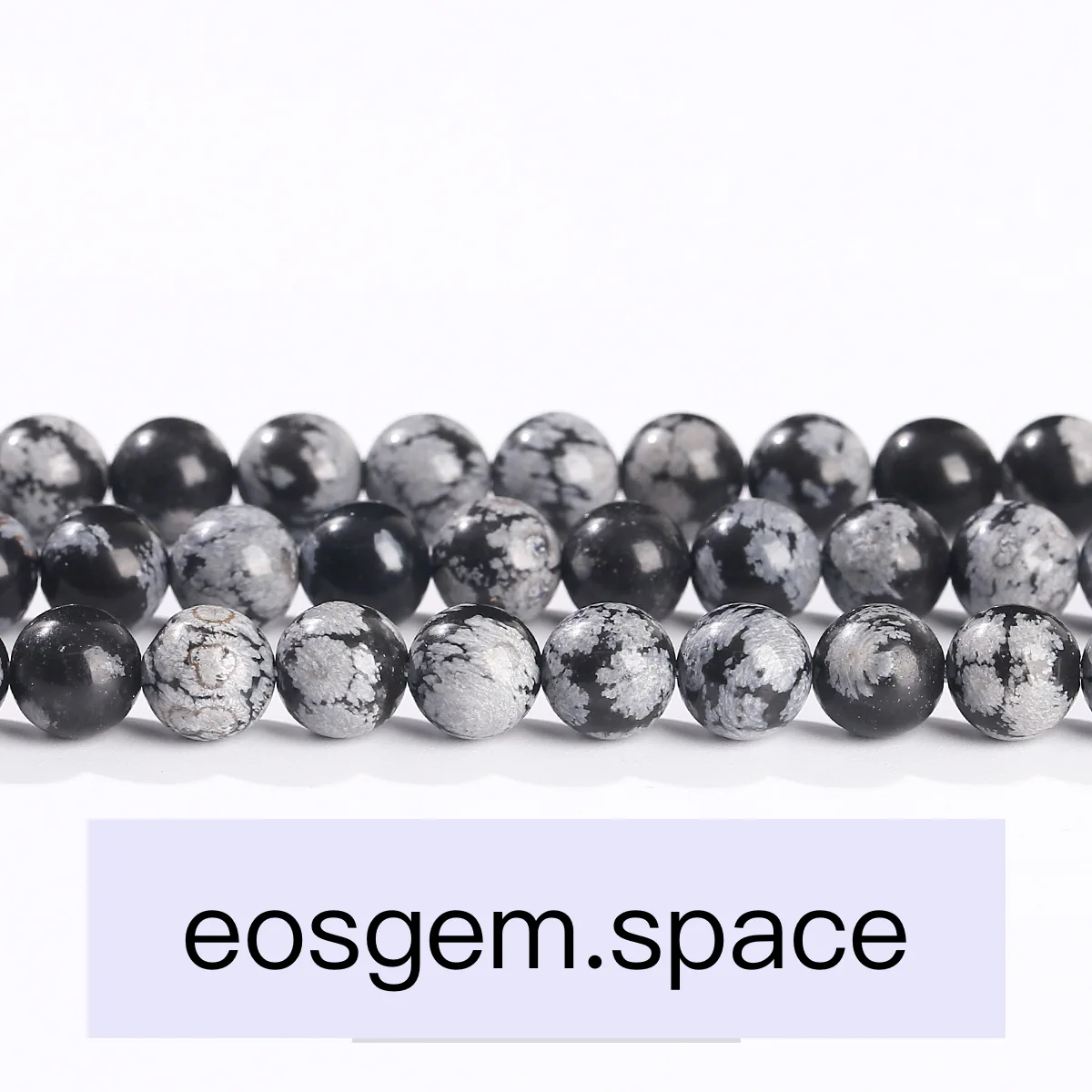 No_4871_Natural Snowflake Stone Beads_12mm_(Sold Per Strand)