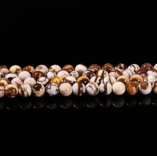No_4893_Natural Australia Zebra Jasper Beads Beads_4mm_(Sold Per Strand)