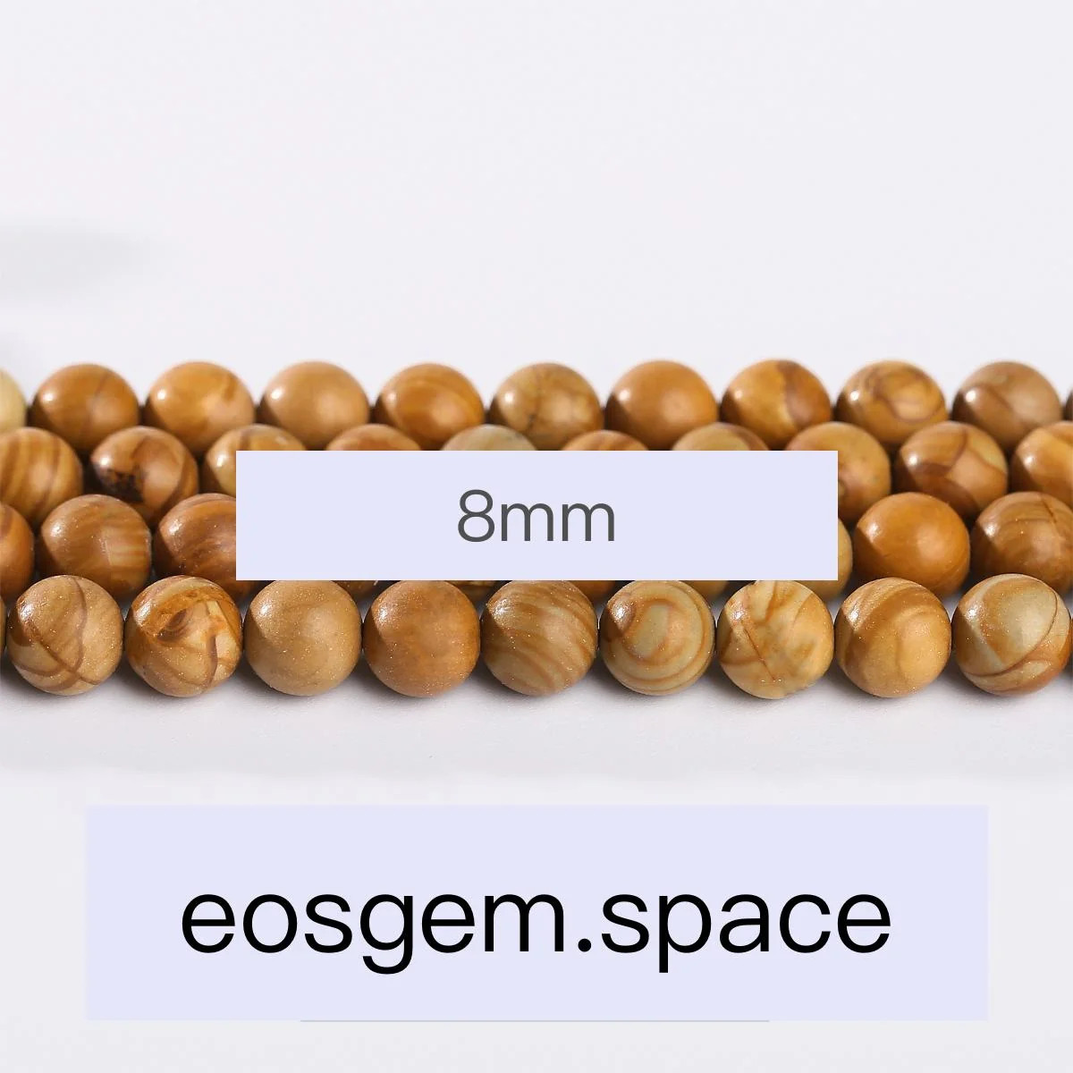 No_4929_Natural Yellow Wood Strips Stone Beads_8mm_(Sold Per Strand)