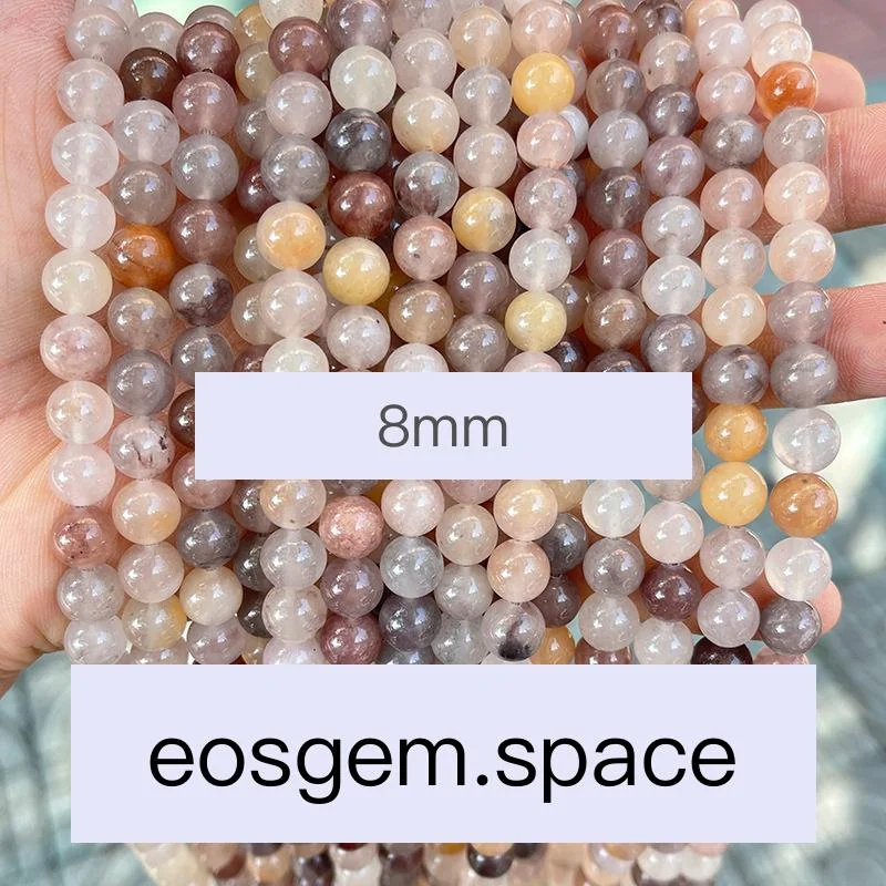 No_4985_Natural Violet Stone Beads_8mm_(Sold Per Strand)