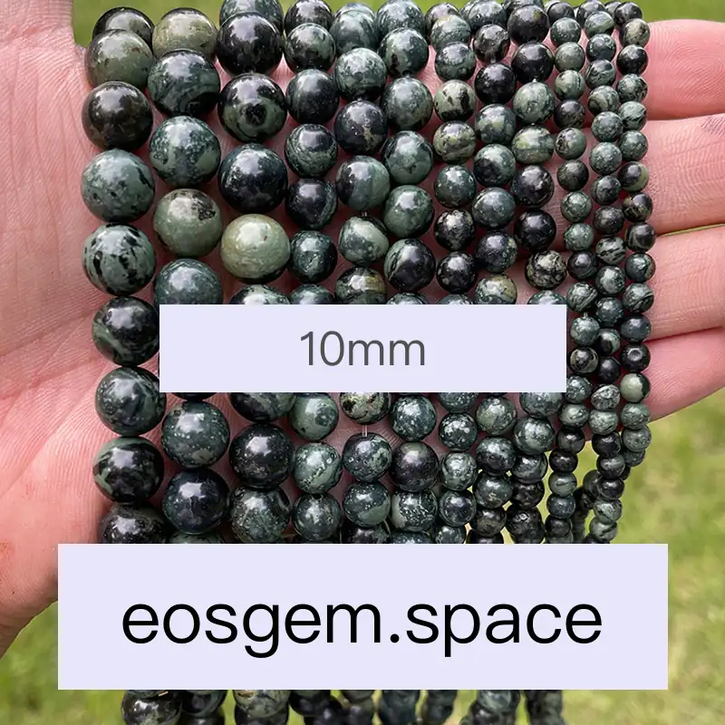 No_4995_Natural New Kambaba Jasper Beads_10mm_(Sold Per Strand)