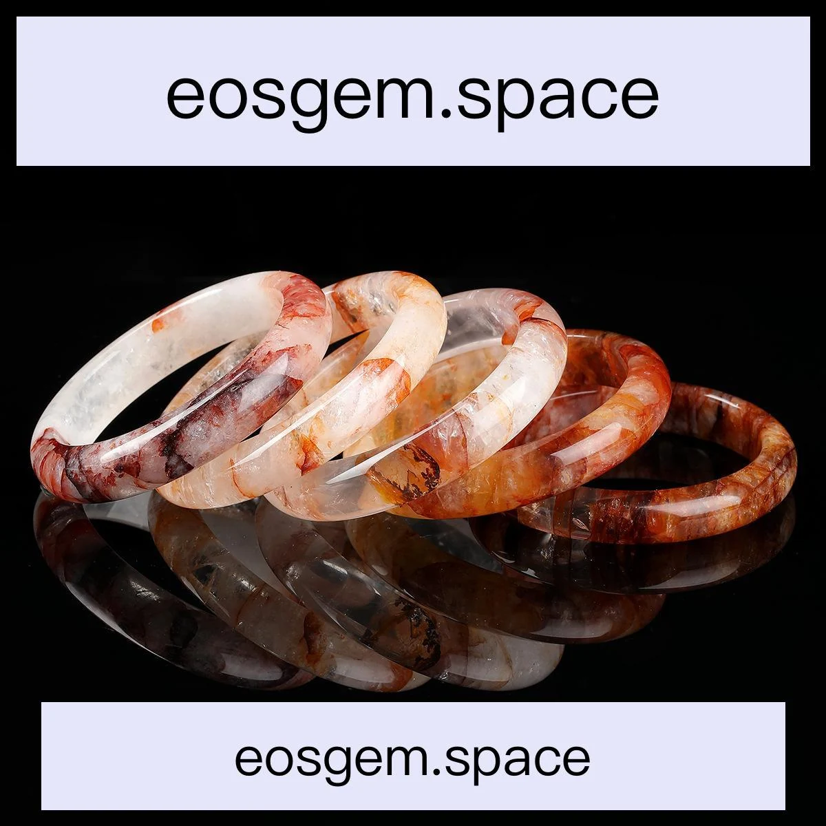 No_6397_Natural Red Phantom Crystal Bangle_57-58mm_(Sold Per Strand)