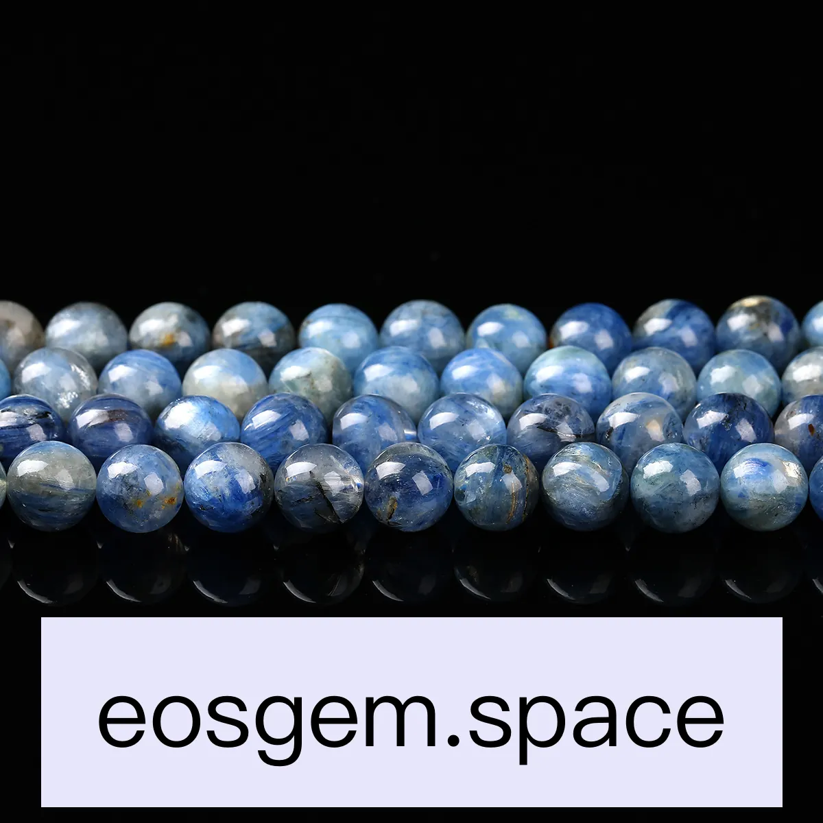 No_7021_1a Natural Kyanite Beads_6mm_(Sold Per Strand)