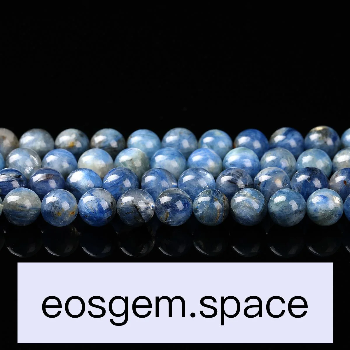 No_7024_1a Natural Kyanite Beads_10mm_(Sold Per Strand)