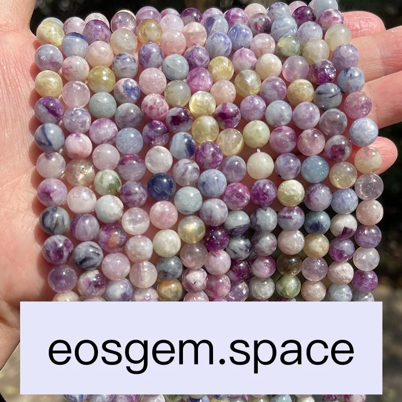 No_7003_Natural Multicolor Chlorite Beads_12mm_(Sold Per Strand)