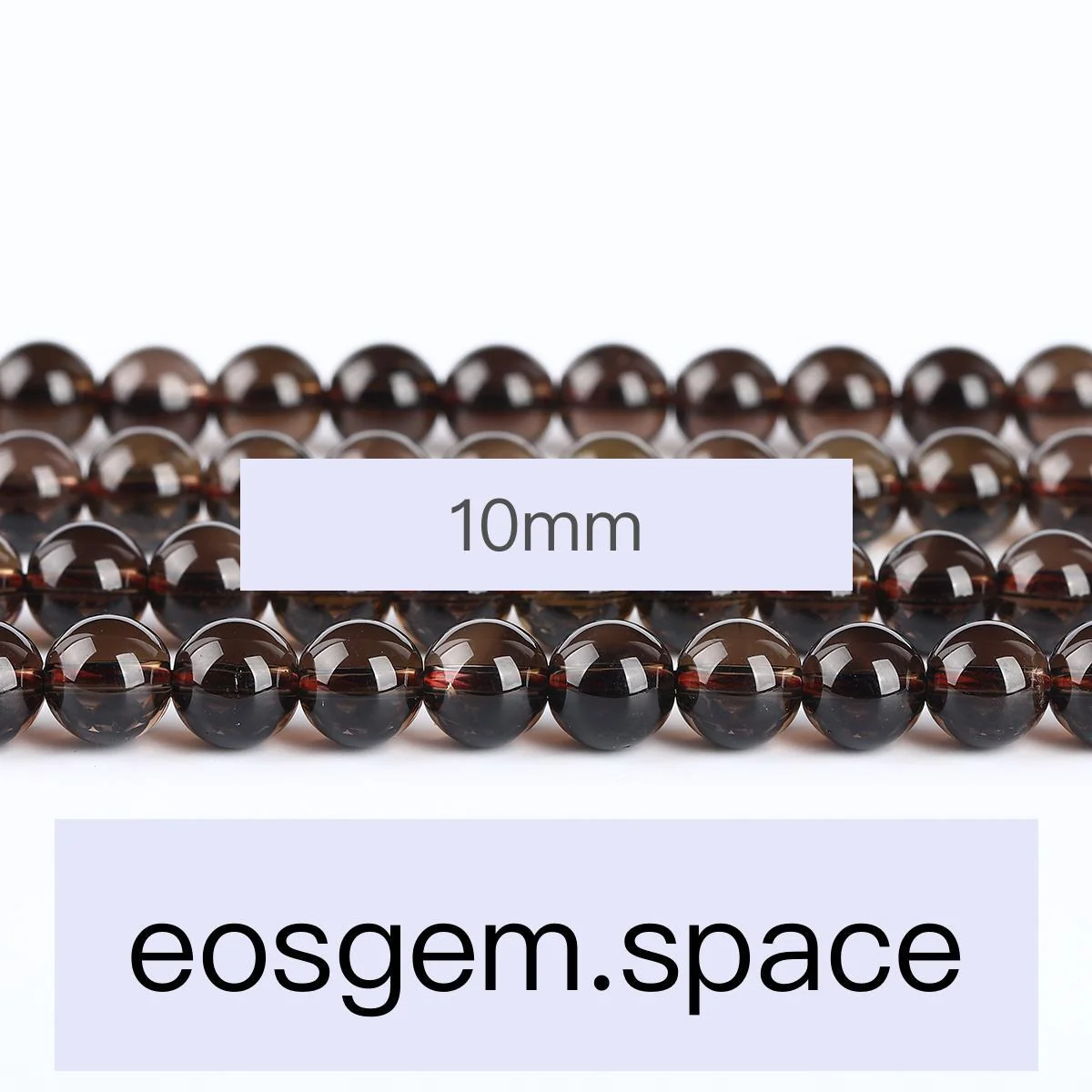 No_7112_7A Natural Smoky Quartz Beads_7A;12mm_(Sold Per Strand)