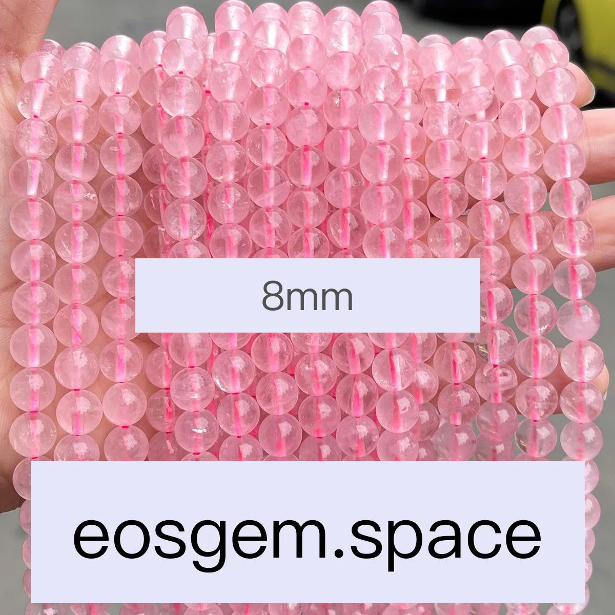 No_7147_3a Natural Ice Pink Quartz Beads_8mm_(Sold Per Strand)