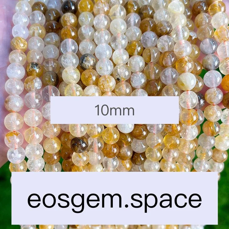 No_7267_Natural Muticolor Quartz Beads_;10mm_(Sold Per Strand)