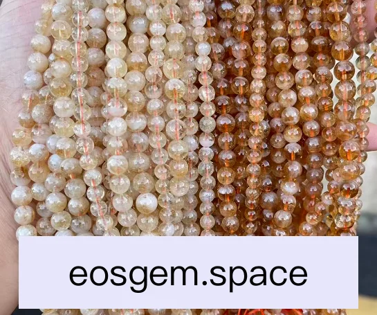 No_7283_2a Natural Gold Citrine Beads(sold By Gram)_5-7mm_(Sold Per Strand)