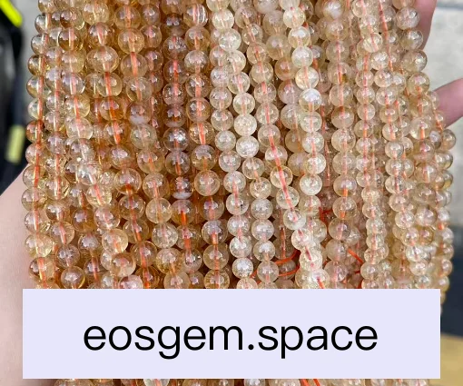 No_7284_5a Natural Gold Citrine Beads(sold By Gram)_5-7mm_(Sold Per Strand)
