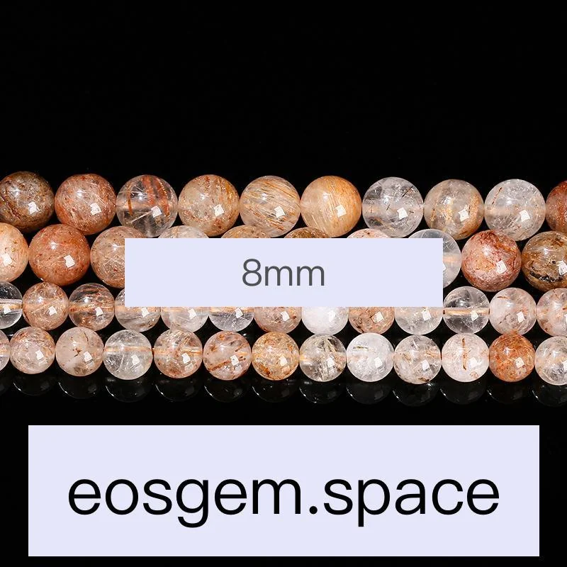 No_7349_Natural Red Rutilated Quartz_8mm_(Sold Per Strand)