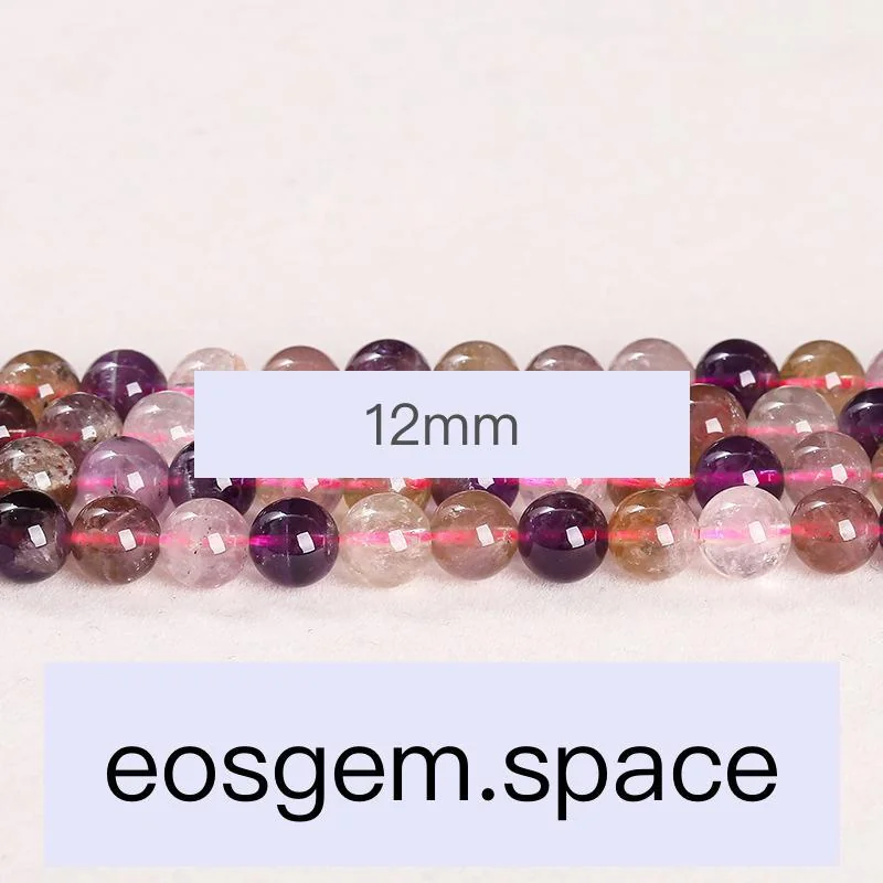 No_7380_Natural Colored Aurora Quartz Beads_12mm_(Sold Per Strand)