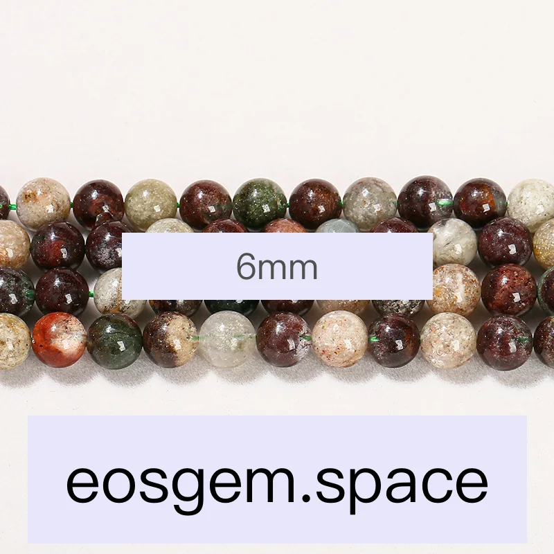 No_7396_Natural Dark Multicolor Ghost Quartz_6mm_(Sold Per Strand)