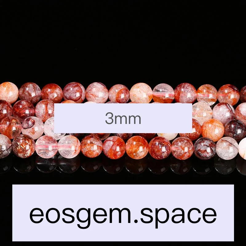 No_7441_3a Natural Red Flower Quartz Beads_3mm_(Sold Per Strand)