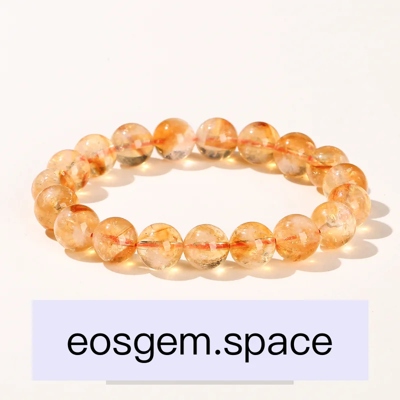 No_3014_5A Natural Yellow Yellow Citrine Bracelet_9mm_(Sold Per Strand)