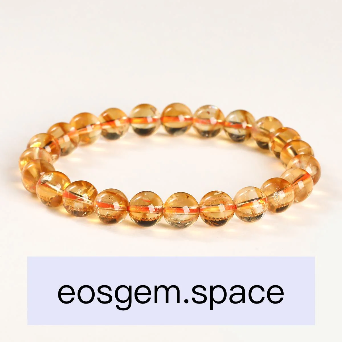No_3016_8A Natural Yellow Yellow Citrine Bracelet_7mm_(Sold Per Strand)