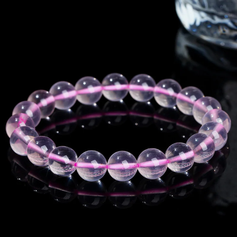 No_3055_7A Natural Starlight Rose Quartz Bracelet_7mm_(Sold Per Strand)