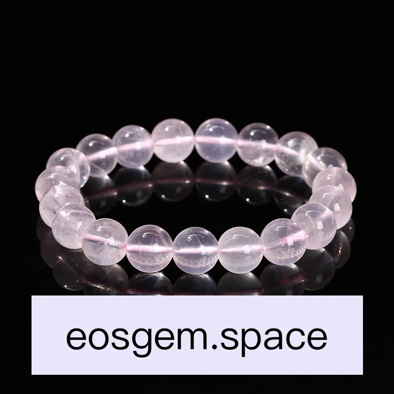 No_3058_5A Natural Mozambique Starlight Rose Quartz Bracelet_11mm_(Sold Per Strand)
