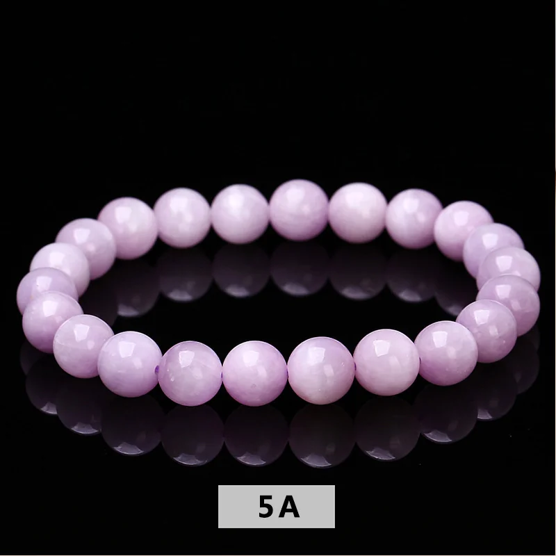 No_3005_5A Natural Kunzite Bracelet_8mm_(Sold Per Strand)