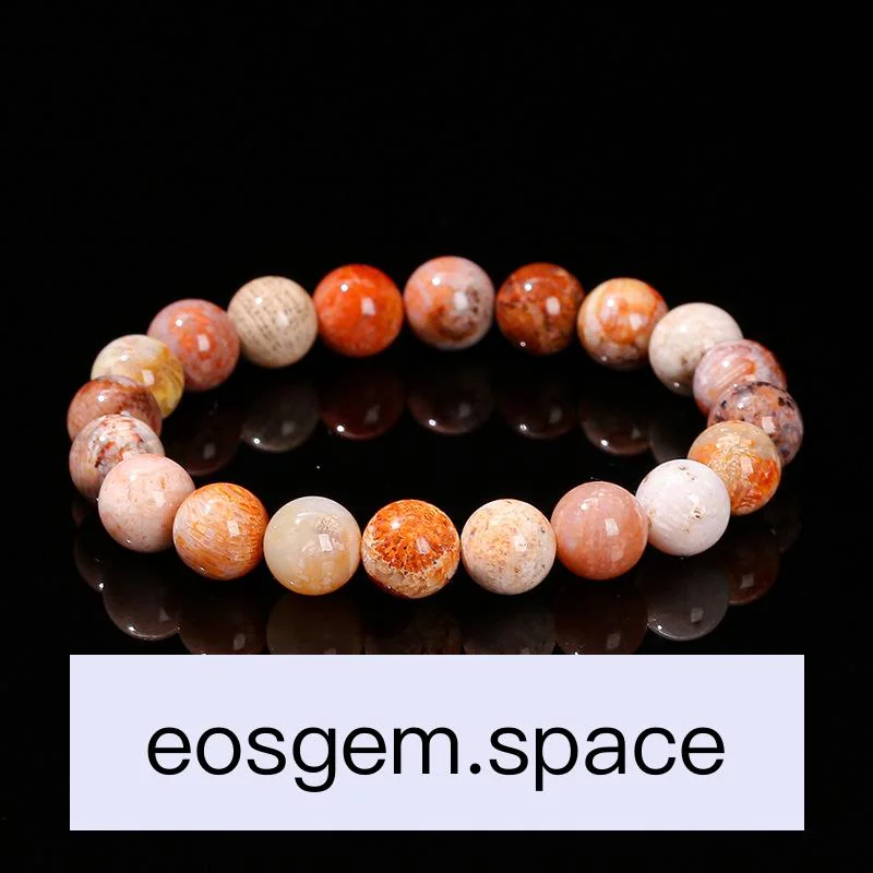 No_3199_3A Natural Multi‑Color Coral Jade Bracelet_9mm_(Sold Per Strand)