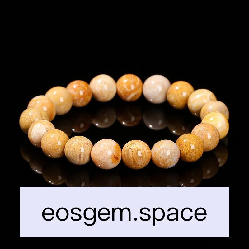 No_3201_3A Natural Coral Jade Bracelet_9mm_(Sold Per Strand)