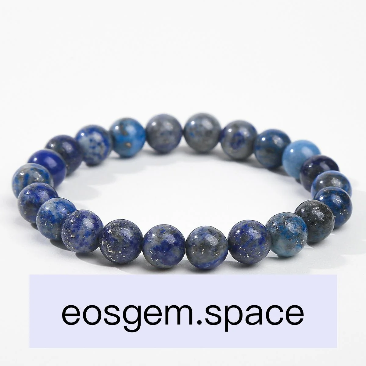 No_3266_1A Natural Lapis Lazuli Bracelet_8mm_(Sold Per Strand)