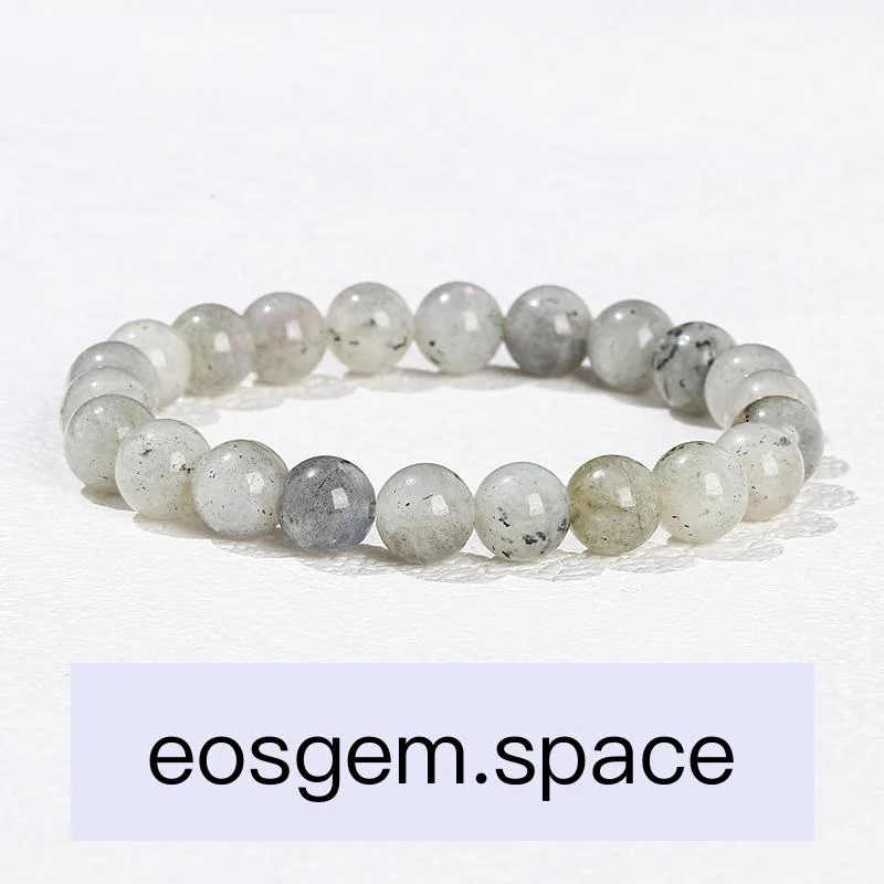 No_3281_Natural White Labradorite Bracelet_8mm_(Sold Per Strand)