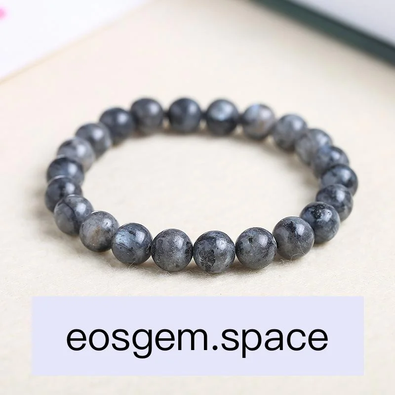 No_3288_Natural Black Labradorite Bracelet_10mm_(Sold Per Strand)