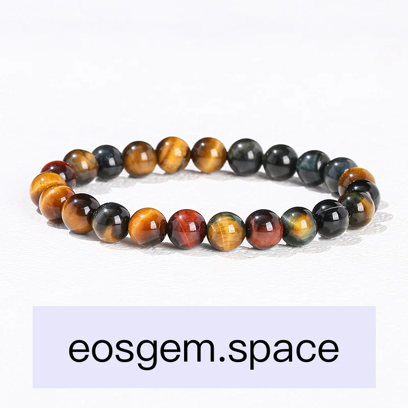 No_3323_5A Tri-Color Tiger Eye Bracelet_6mm_(Sold Per Strand)