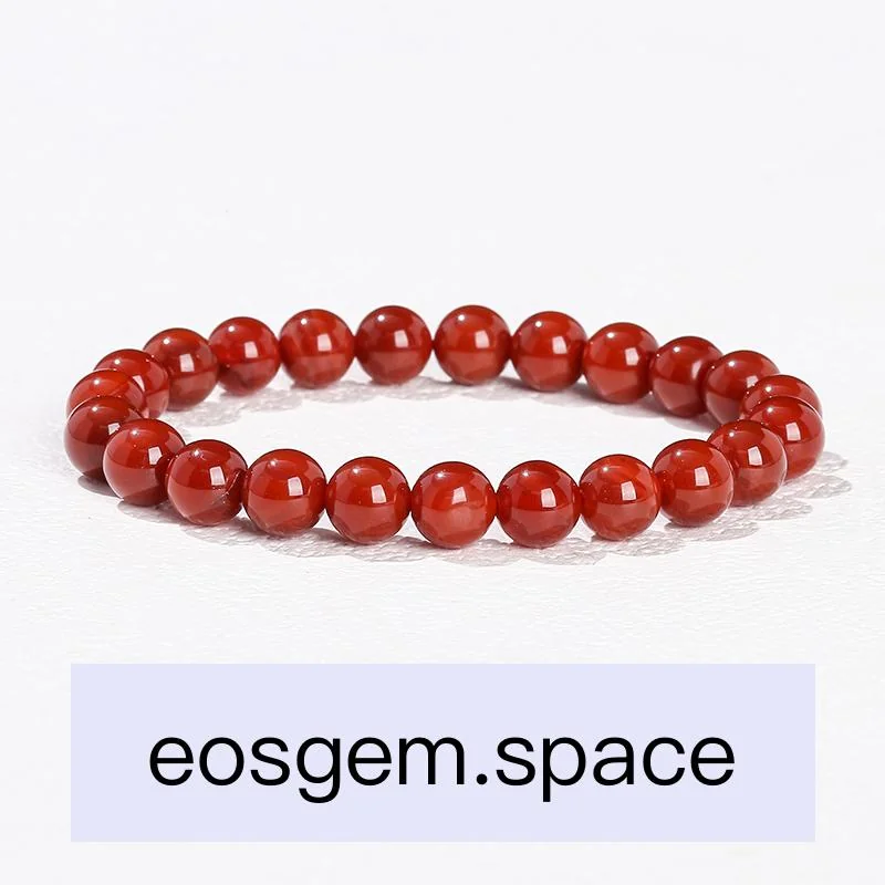 No_3356_Imitated Southern Red Agate Bracelet_6mm_(Sold Per Strand)