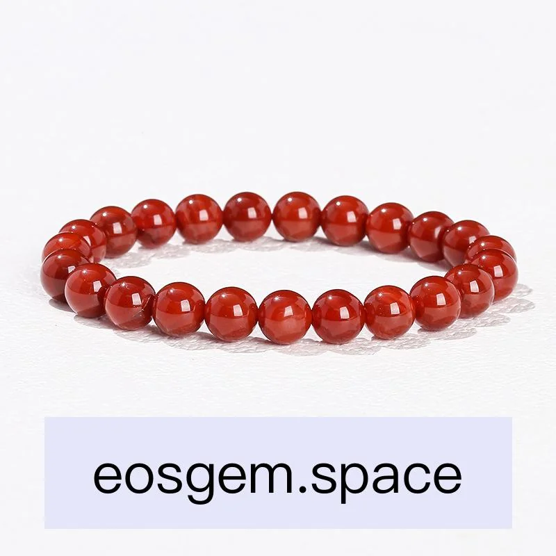 No_3357_Imitated Southern Red Agate Bracelet_8mm_(Sold Per Strand)