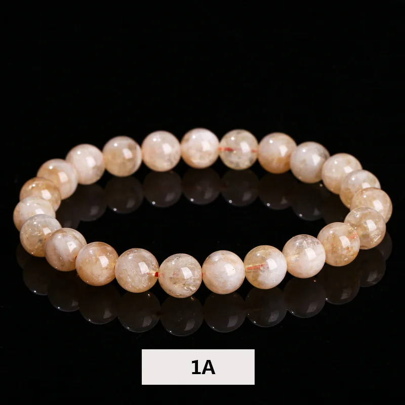 No_3436_1A Natural Citrine Bracelet_6mm_(Sold Per Strand)