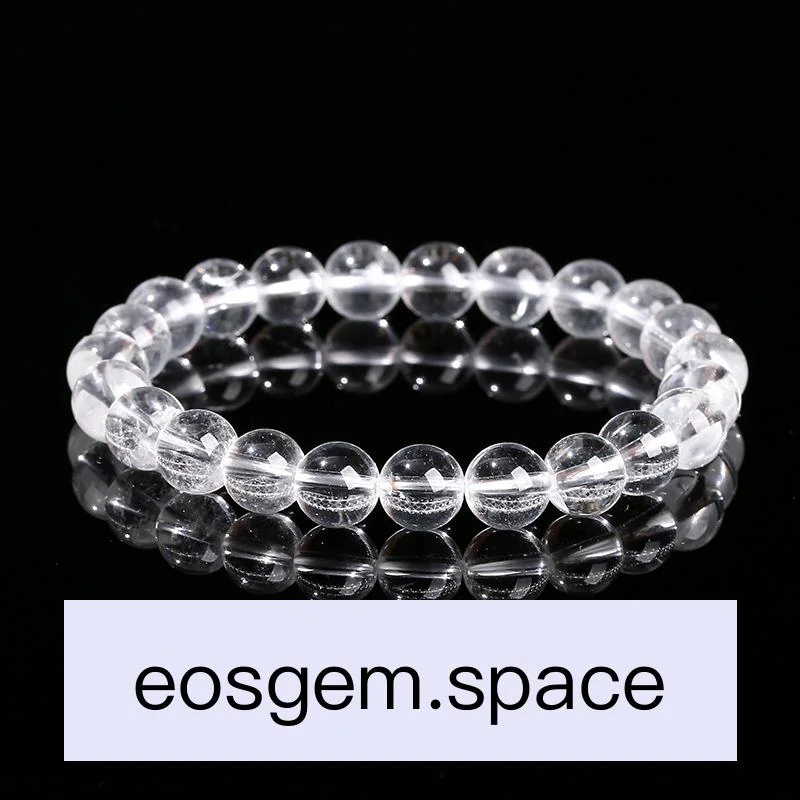 No_3445_7A Natural Clear Crystal Bracelet_10mm_(Sold Per Strand)