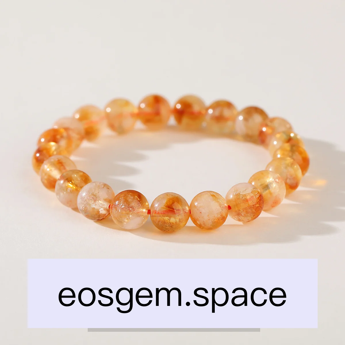 No_3466_2A Natural Yellow Citrinel Bracelet_6mm_(Sold Per Strand)