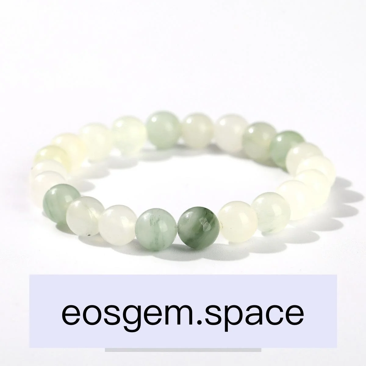 No_3490_Natural Tianshan Jade Bracelet_6mm_(Sold Per Strand)