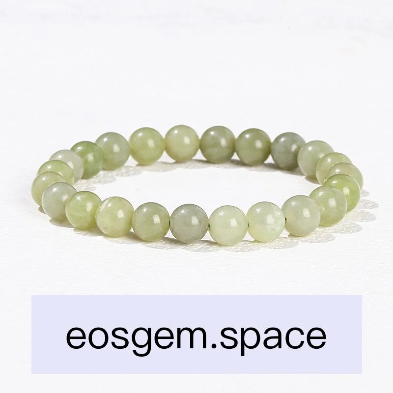 No_3551_Natural Green Jade bracelet_10mm_(Sold Per Strand)