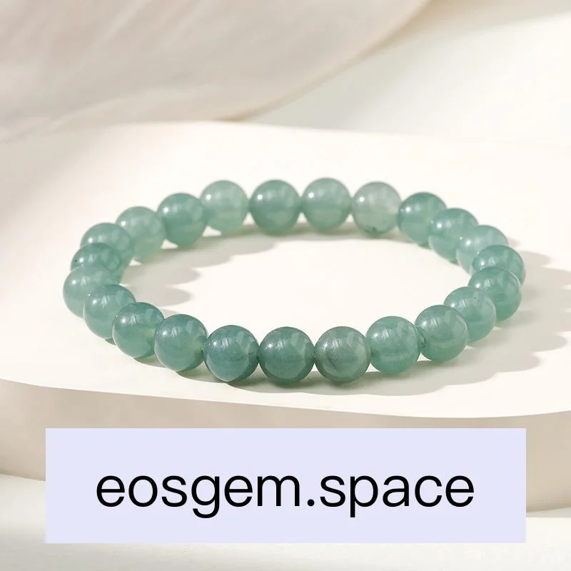 No_3557_High-imitatied Guatemalan jade-like color chalcedony bracelet_8mm_(Sold Per Strand)