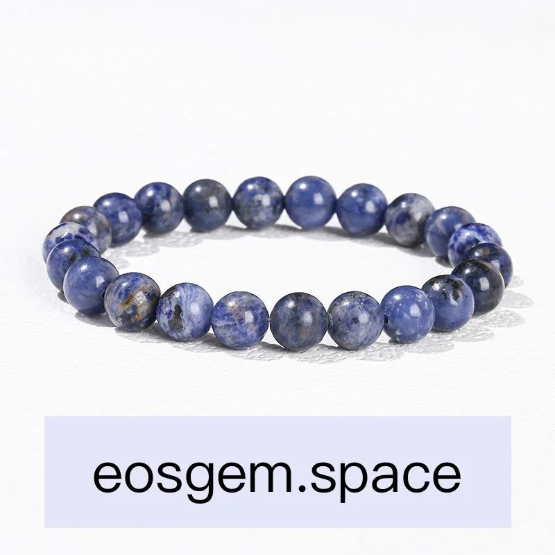 No_3591_5A Natural Old Sodalite Bracelet_10mm_(Sold Per Strand)
