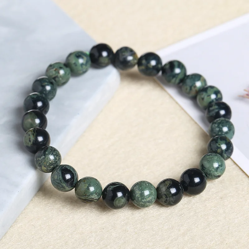 No_3600_Natural Kambaba Jasper Bracelet_10mm_(Sold Per Strand)